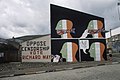 A mural in Belfast on British censorship