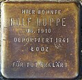 Stolperstein für Rolf Hoppe (Mozartstraße 54)