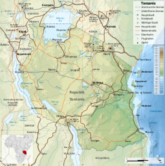 Tansania map-de.svg