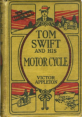 Первое издание "Том Свифт и его мотоцикл[англ.]" (1910)