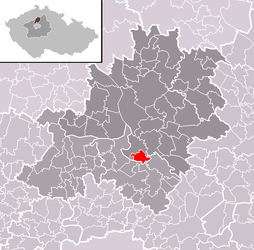 Tuhaň – Mappa