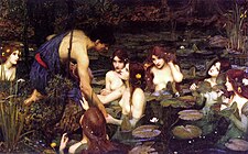 „Hylás a nymfy“, John William Waterhouse, 1896