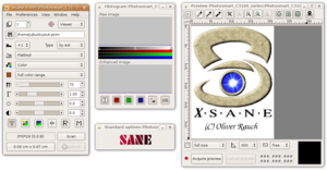 XSane в Ubuntu (Linux)