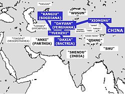 Хесу: історичні кордони на карті