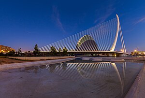 The Assut de l'Or Bridge in Valencia, Spain