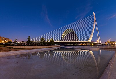 Jembatan Assut de l'Or di Valencia, Spanyol