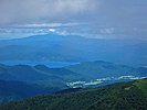 和賀岳からの森吉山と田沢湖