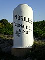 Un «cono» (tina de fermentar). Moriles fa parte d'a D.O. Montilla-Moriles.