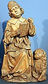 1491 Riemenschneider Evangelist Markus anagoria.JPG