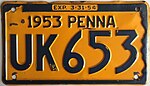 Номерной знак Пенсильвании 1953 года.jpg