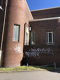 310 St Kilda Rd Graffiti Tag, November 2019