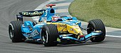 Фернандо Алонсо (Renault), квалификация, Гран-при США 2005 года