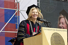 Amy Gutmann University of Pennsylvania Commencement 2009 01.jpg