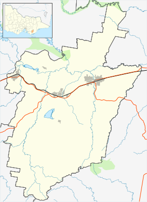 Location map Australia Victoria City of Latrobe