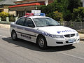 An Australian police vehicle.