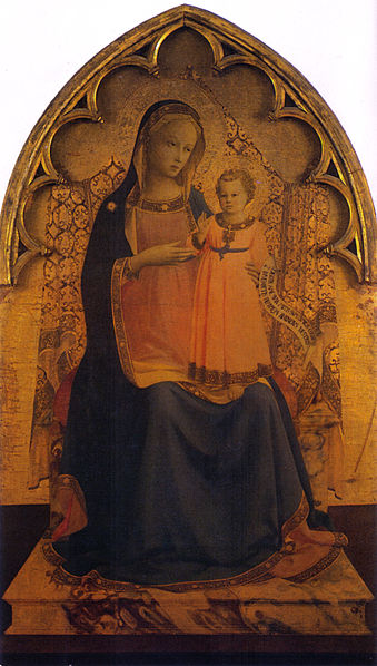 Fichier:Beato angelico, madonna col bambino, 1430 ca., 189x81.jpg