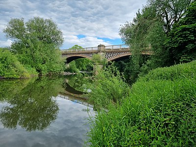 The bridge viewed from downstream