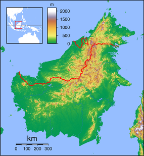 Bukit Sapathawung di Borneo