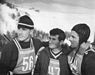 Zakadse (mitte), mit Dieter Bokeloh (links) und Willi Egger (rechts) 1962 in Oberwiesenthal.