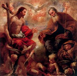 Holy Trinity by Francesco Cairo (1607-1665) Cairo Trinidad.jpeg