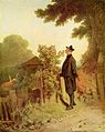 Rosenduft-Erinnerung, Carl Spitzweg, 1850