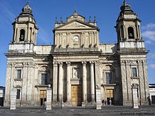 The Metropolitan Cathedral of St. James in Guatemala city. CatedralGuatemala.jpg