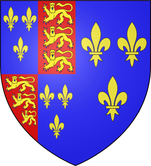 Coat of arms of Catherine of Valois.