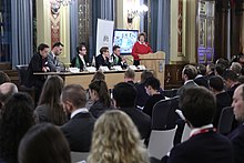 Former-Foreign Office Minister Baroness Anelay speaking at the Commemorating Human Rights Day event in London, 8 December 2016. Commemorating Human Rights Day 2016 (31513370855).jpg