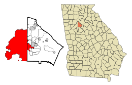 Atlanta – Mappa