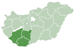 Transdanubio Meridionale – Localizzazione
