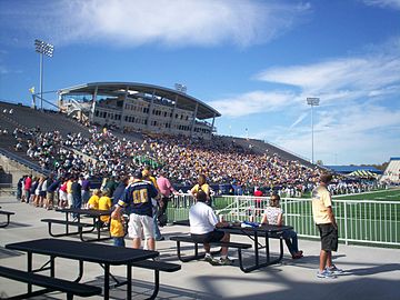 West stands, October 2008