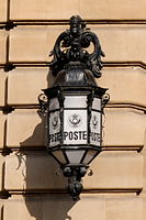 lantaarn Hôtel des Postes (ca. 1910), Luxemburg-Stad