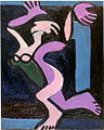 Tanzender Frauenakt - Gret Palucca, Öl auf Leinwand 1929/1930[36]
