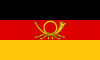 Флаг почты Германии (Восточная Германия) .svg