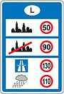 A sebességkorlátozások és útszabályok Luxemburgban