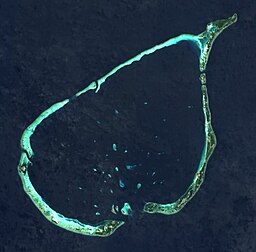 Landsat-bild över Haddhunmathiatollen