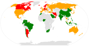 Age-standardised hip fracture rates in 2012.
.mw-parser-output .legend{page-break-inside:avoid;break-inside:avoid-column}.mw-parser-output .legend-color{display:inline-block;min-width:1.25em;height:1.25em;line-height:1.25;margin:1px 0;text-align:center;border:1px solid black;background-color:transparent;color:black}.mw-parser-output .legend-text{}
Low (< 150 / 100 000)
Medium (150-250 / 100 000)
High (> 250 / 100 000) Hip fracture incidence world map.svg