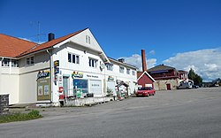 View of the village centre