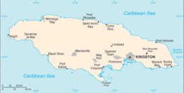 Giamaica - Mappa