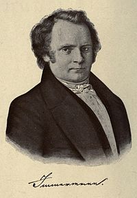 Karl Immermann (Carl Friedrich Lessing rajza, 1837)