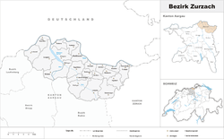 Location of Zurzach District