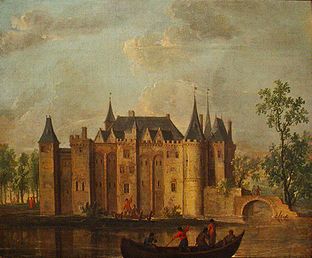 'Kasteel van Gouda', door Christoffel Pierson