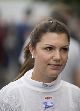 Katherine Legge, primeira mulher a liderar uma corrida da Champ Car