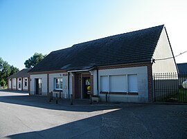 The town hall in Méricourt-l'Abbé