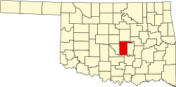 Koartn vo Pottawatomie County innahoib vo Oklahoma