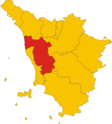 Provincia di Pisa – Mappa