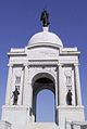 Goddess of Victory and Peace (bronze 1909-1910), atop the Pennsylvania State Memorial, Gettysburg Battlefield, Gettysburg, PA. Murray also modeled the bas-reliefs above the arches.