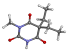 Metharbital ball-and-stick.png