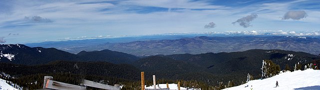 Looking north from near the summit of Mount Ashland