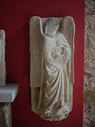 sculpture d'ange au musée de l'abbaye.